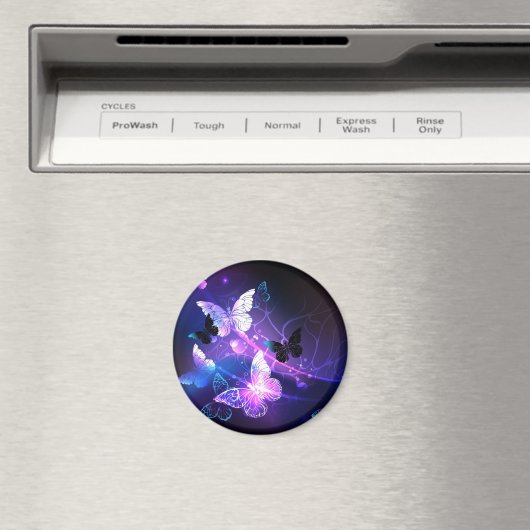 Hintergrund mit Nachtschmetterlingen Magnet (In Situ (Geschirrspüler))