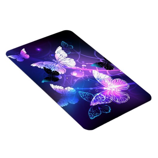 Hintergrund mit Nachtschmetterlingen Magnet (Rechte Seite)
