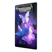 Hintergrund mit Nachtschmetterlingen Mini Klemmbrett (Gewinkelt2)