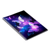 Hintergrund mit Nachtschmetterlingen Notizblock (Rechte Seite)