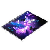 Hintergrund mit Nachtschmetterlingen Notizblock (Linke Seite)