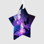 Hintergrund mit Nachtschmetterlingen Ornament (Vorderseite)