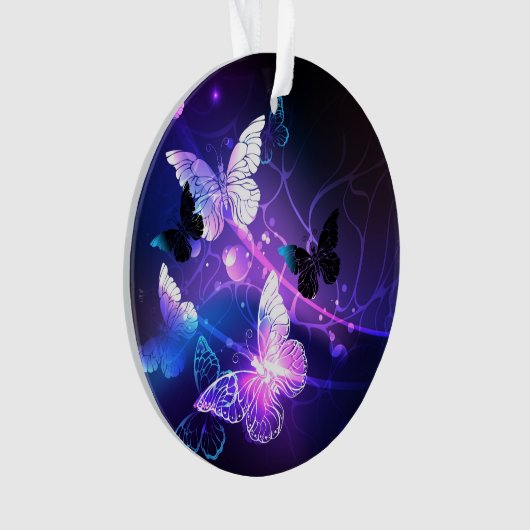 Hintergrund mit Nachtschmetterlingen Ornament (Vorderseite)