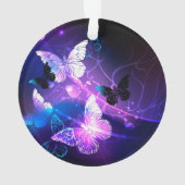 Hintergrund mit Nachtschmetterlingen Ornament (Rückseite)