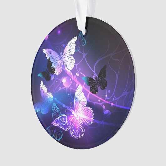 Hintergrund mit Nachtschmetterlingen Ornament (Vorderseite)