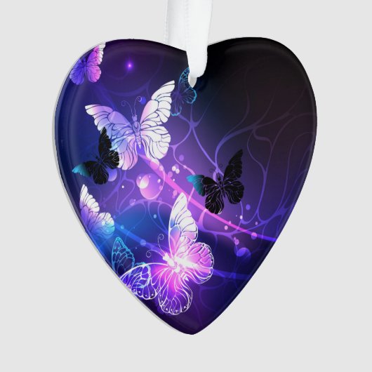 Hintergrund mit Nachtschmetterlingen Ornament (Vorderseite)