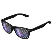 Hintergrund mit Nachtschmetterlingen Partybrille (Schrägansicht)