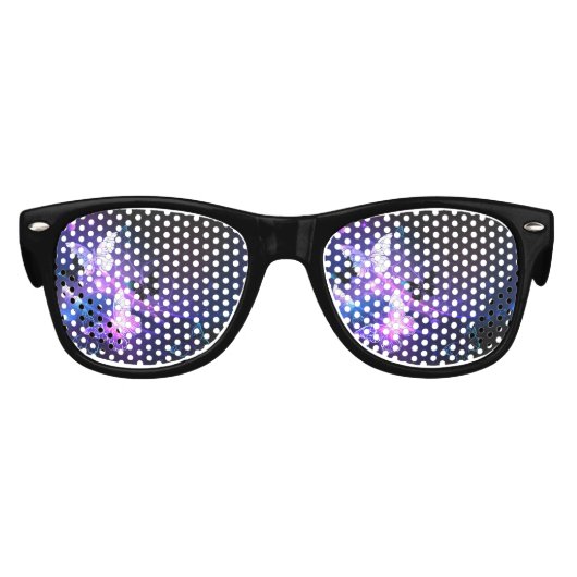 Hintergrund mit Nachtschmetterlingen Partybrille (Vorderseite)
