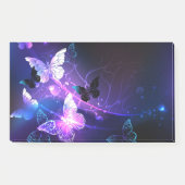 Hintergrund mit Nachtschmetterlingen Post-it Klebezettel (Vorderseite)