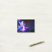 Hintergrund mit Nachtschmetterlingen Post-it Klebezettel (Auf Schreibtisch)