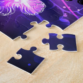 Hintergrund mit Nachtschmetterlingen Puzzle (Seite)