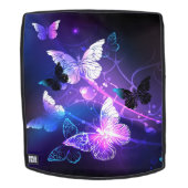 Hintergrund mit Nachtschmetterlingen Rucksack (Abnehmbare Front)