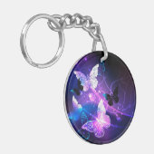 Hintergrund mit Nachtschmetterlingen Schlüsselanhänger (Vorderseite links)