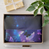 Hintergrund mit Nachtschmetterlingen Seidenpapier (Geschenk)