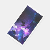 Hintergrund mit Nachtschmetterlingen Serviette (Ecke)