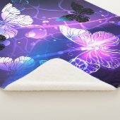 Hintergrund mit Nachtschmetterlingen Sherpadecke (3/4)