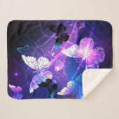 Hintergrund mit Nachtschmetterlingen Sherpadecke (Vorderseite (Horizontal))