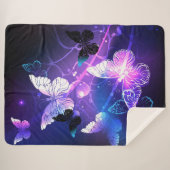 Hintergrund mit Nachtschmetterlingen Sherpadecke (Vorderseite (Horizontal))