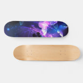 Hintergrund mit Nachtschmetterlingen Skateboard (Horizontal)