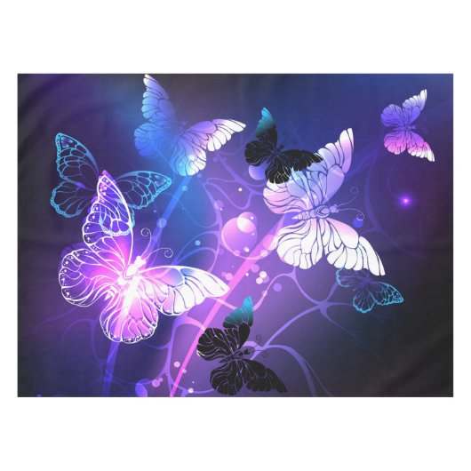 Hintergrund mit Nachtschmetterlingen Tischdecke (Vorderseite (Horizontal))