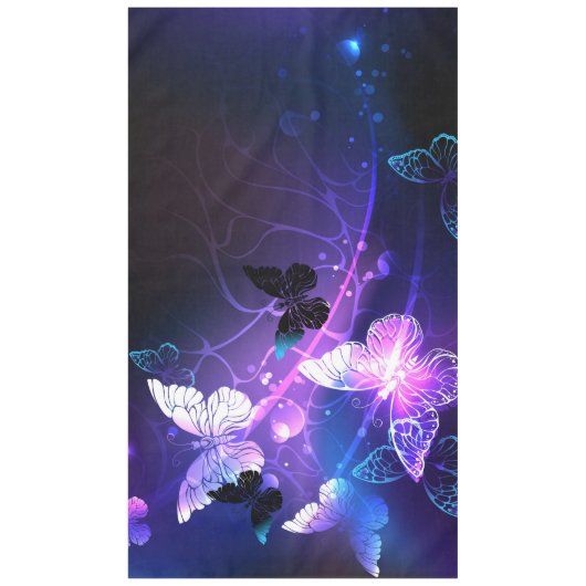 Hintergrund mit Nachtschmetterlingen Tischdecke (Vorderseite)