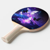 Hintergrund mit Nachtschmetterlingen Tischtennis Schläger (Vorderseite)