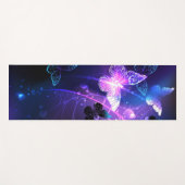 Hintergrund mit Nachtschmetterlingen Yogamatte (Vorderseite (Horizontal))
