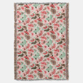 Hintergrund mit niedlichen Vögeln Decke (Vorderseite Vertikal)