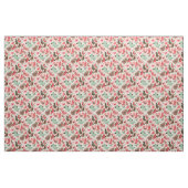 Hintergrund mit niedlichen Vögeln Stoff (Fat Quarter (45,7 x 55,9 cm))