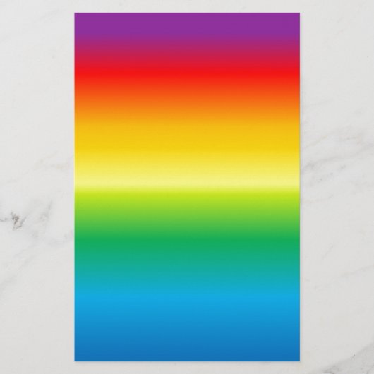 Hintergrund mit Regenbogen farbig Briefpapier (Vorderseite)