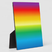 Hintergrund mit Regenbogen farbig Fotoplatte (Seite)