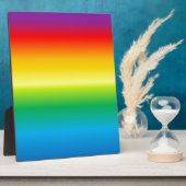 Hintergrund mit Regenbogen farbig Fotoplatte (Seite)