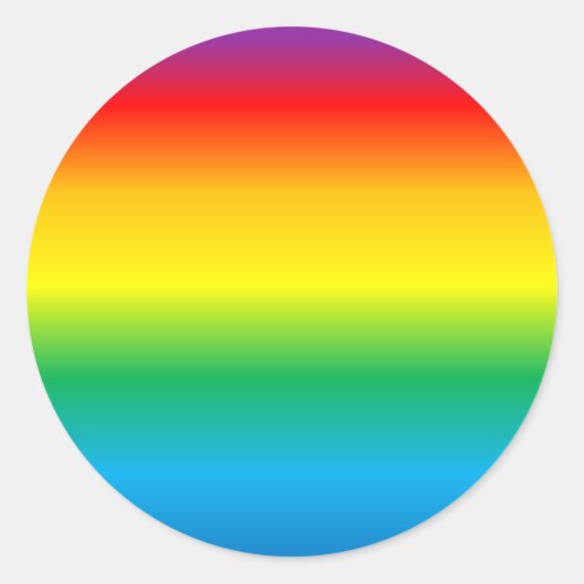 Hintergrund mit Regenbogen farbig Runder Aufkleber (Vorderseite)
