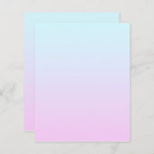 Hintergrund mit rosa und blauen Pastellfarben (Vorne/Hinten)