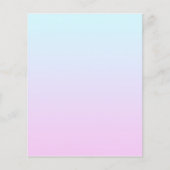 Hintergrund mit rosa und blauen Pastellfarben Flyer (Vorne)