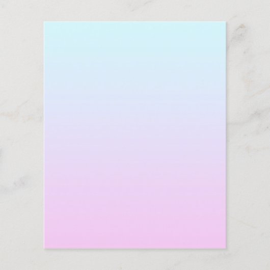 Hintergrund mit rosa und blauen Pastellfarben Flyer (Vorne)