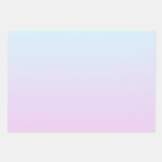 Hintergrund mit rosa und blauen Pastellfarben Geschenkpapier Set (Vorderseite)