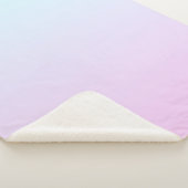 Hintergrund mit rosa und blauen Pastellfarben Sherpadecke (3/4)
