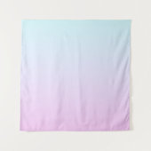 Hintergrund mit rosa und blauen Pastellfarben Wandteppich (Vorderseite)