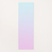Hintergrund mit rosa und blauen Pastellfarben Yogamatte (Vorderseite)