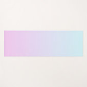 Hintergrund mit rosa und blauen Pastellfarben Yogamatte (Vorderseite (Horizontal))