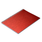Hintergrund mit roter Textur Notizblock (Linke Seite)