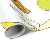Hintergrund mit saftigen Früchten. Nahtlose Frucht Geschenkpapier (Rolleneckpunkt)