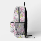 Hintergrund mit Schmetterling Bedruckter Rucksack (Rechts)
