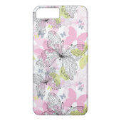 Hintergrund mit Schmetterling Case-Mate iPhone Hülle (Rückseite)