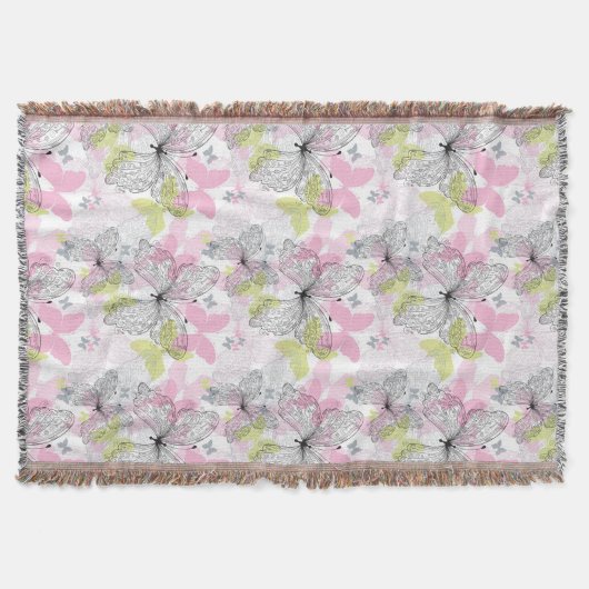 Hintergrund mit Schmetterling Decke (Vorderseite)