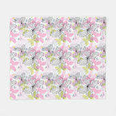 Hintergrund mit Schmetterling Fleecedecke (Vorderseite (Horizontal))