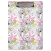 Hintergrund mit Schmetterling Klemmbrett (Vorderseite)