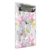 Hintergrund mit Schmetterling Mini Klemmbrett (Schrägansicht)