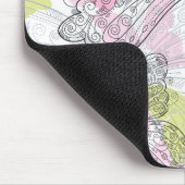 Hintergrund mit Schmetterling Mousepad (Ecke)